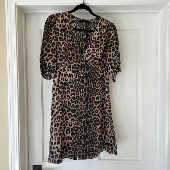 All Saints Dresses & Skirts - All Saints Leopard Dress, Size M